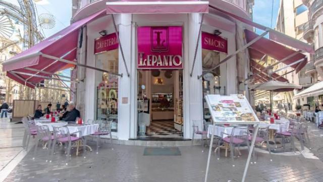 El local de calle Larios en el que se encuentra la pastelería Lepanto.