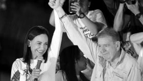 Edmundo González junto a María Corina Machado.