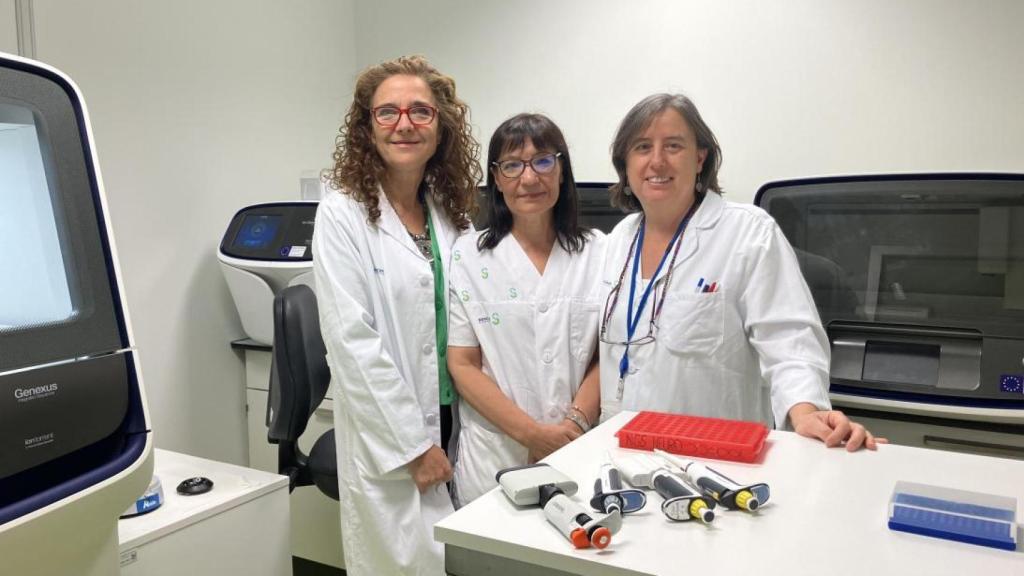 Manuela Mollejo, Teresa Nam Cha y Lucía González.