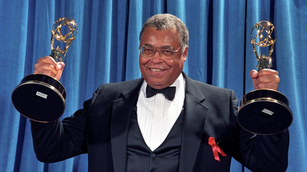 James Earl Jones tras ganar dos premios Emmy por la serie 'Gabriel's fire' en 1991.