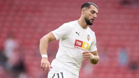 Rafa Mir, con el Valencia CF