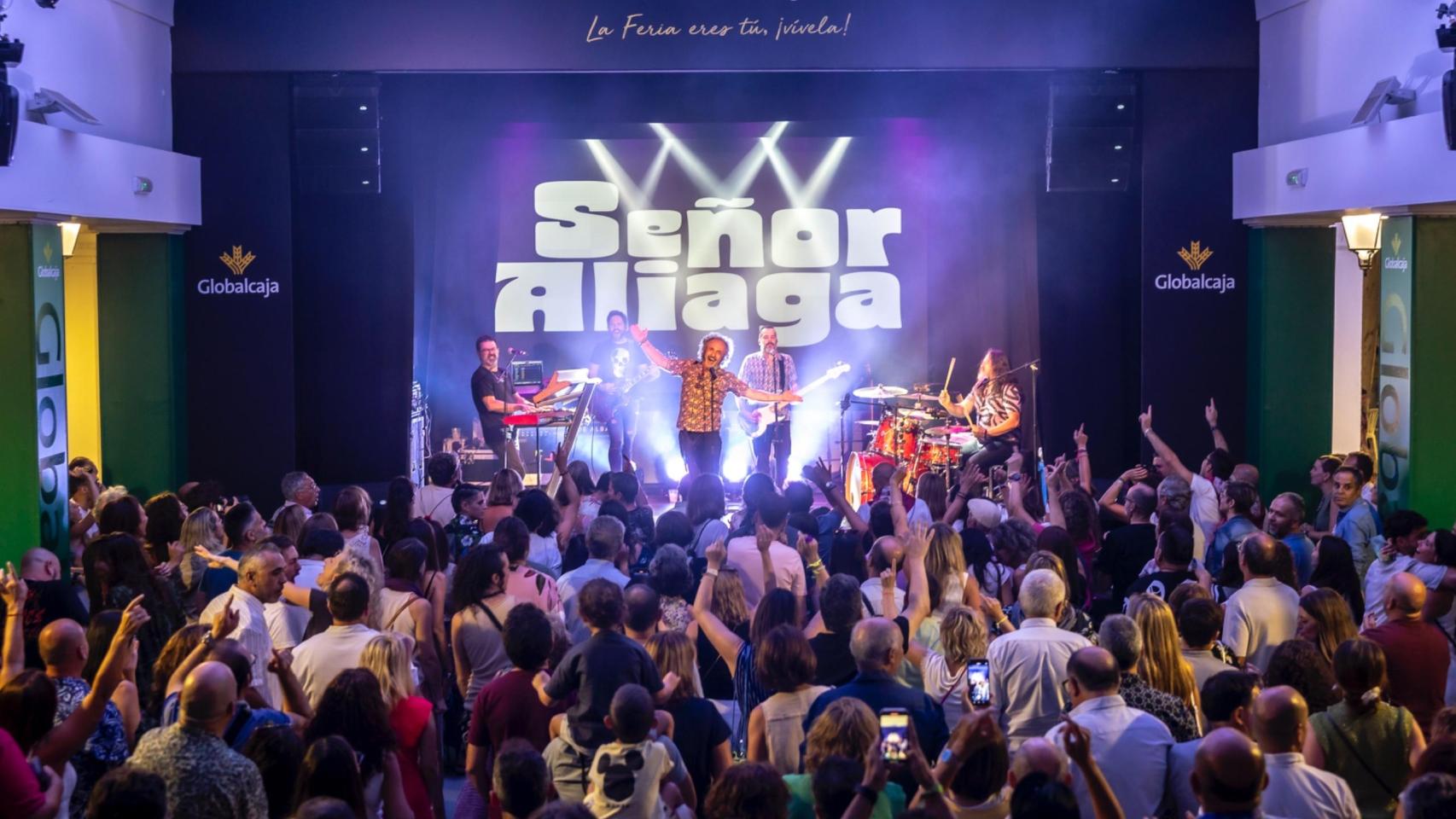 Concierto de 'Sr Aliaga' en Albacete.