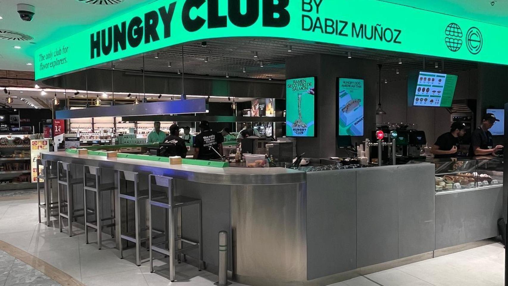 El restaurante 'Hungry Club' de Dabiz Muñoz que ha abierto en Madrid.