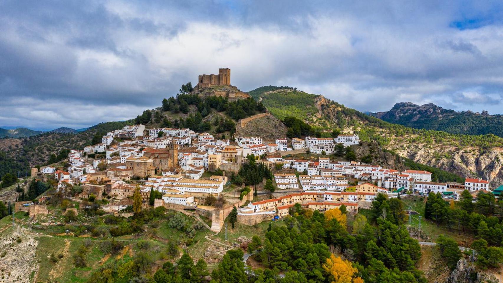 Castillo en el parque natural de la Sierra de Cazorla, Jaén.