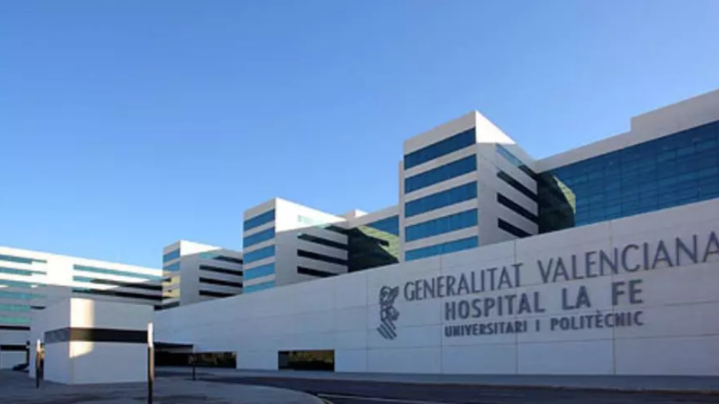 Una imagen de archivo de EFE del Hospital La Fe de Valencia al que acudió la víctima de la agresión sexual de Rafa Mir.