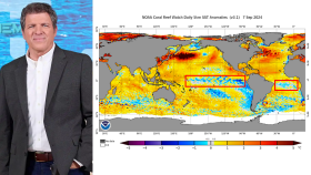 El meteorólogo Mario Picazo informa sobre el fenómeno de La Niña en el Atlántico.