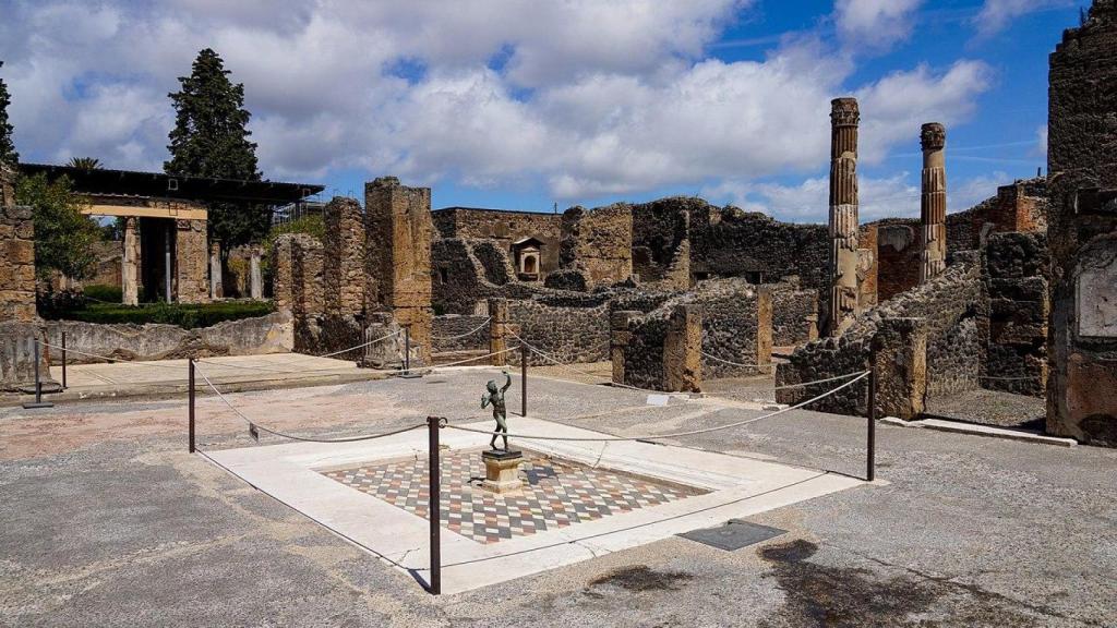 Casa del fauno en Pompeya.