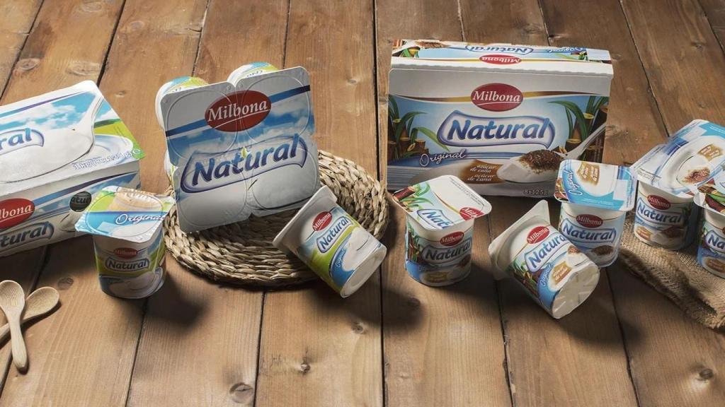 Yogures naturales Milbona, la marca blanca de Lidl.