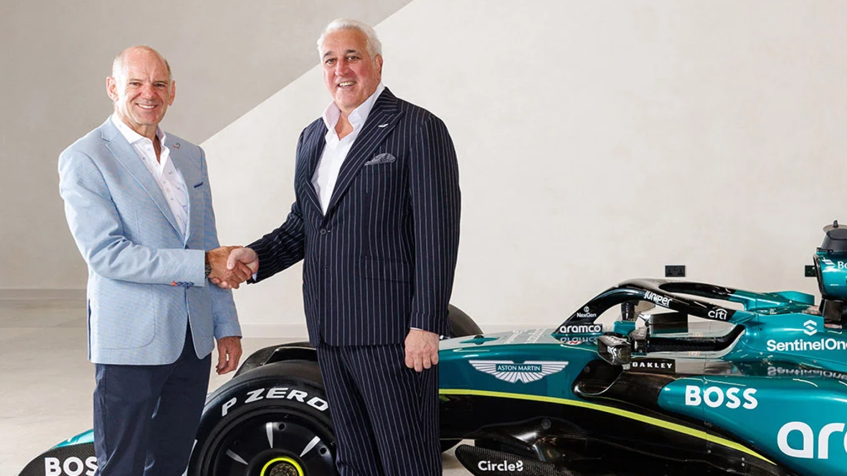 Lawrence Stroll y Adrian Newey sellan el acuerdo