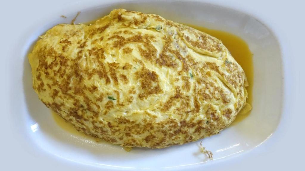 Tortilla de bacalao.