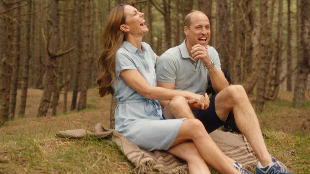 El príncipe Guillermo y Kate Middleton en un fotograma del  vídeo compartido.