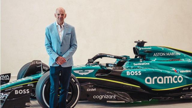 Adrian Newey, presentado con Aston Martin