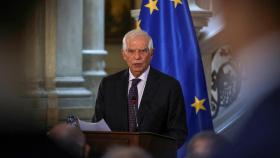 El jefe de la diplomacia europea, Josep Borrell, este martes en Egipto.