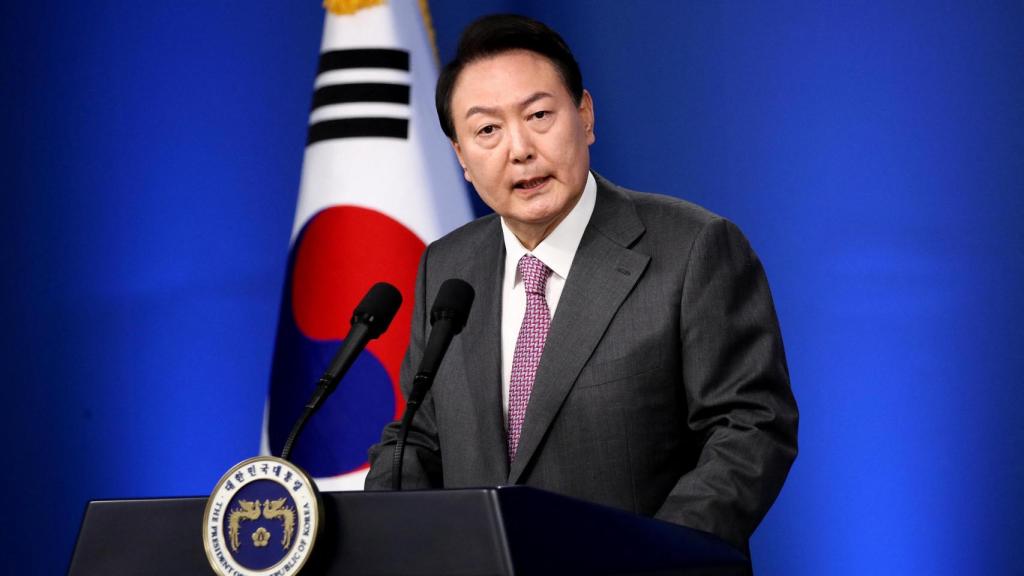 El presidente surcoreano Yoon Suk-yeol.