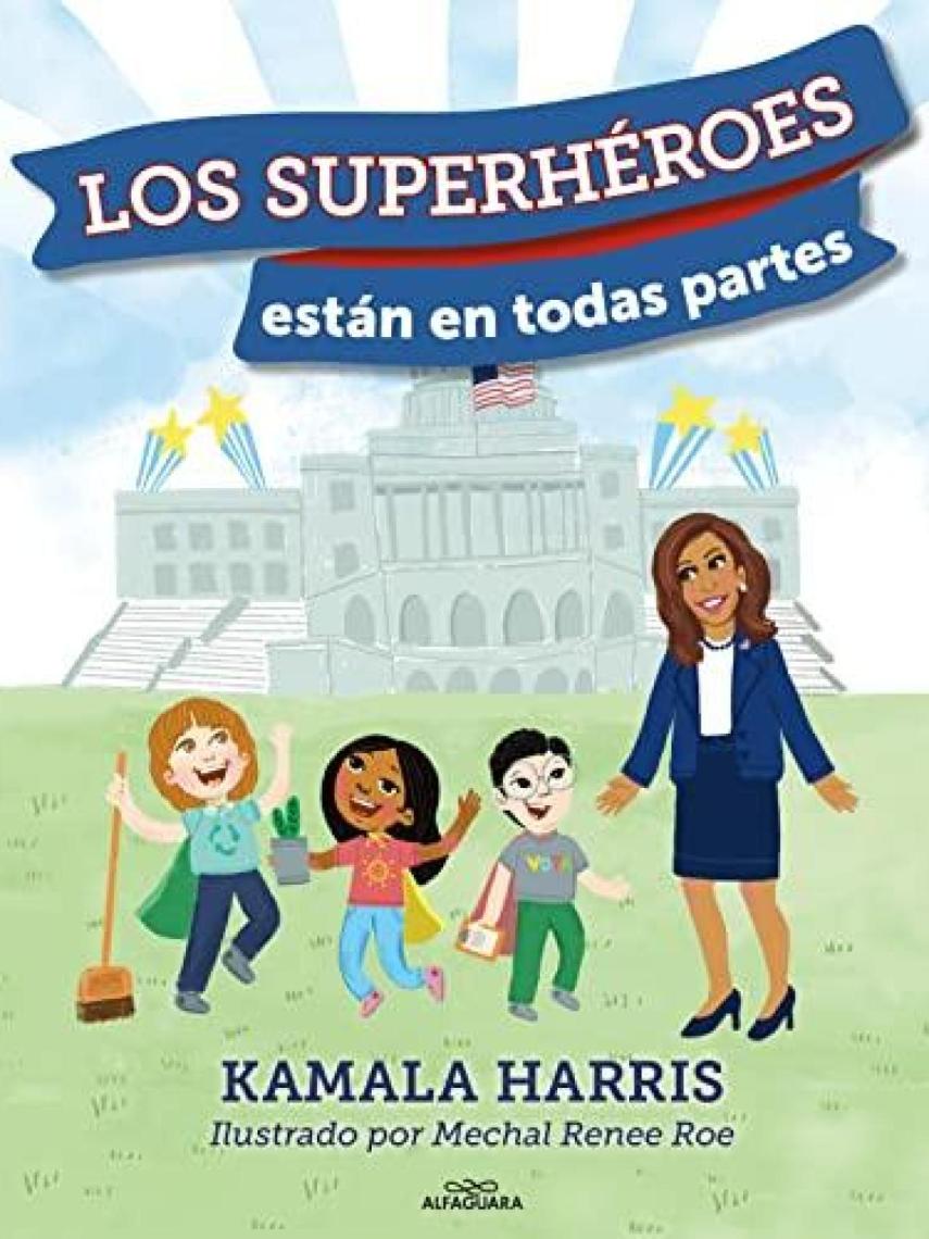 Portada del libro infantil sobre la vida de Kamala Harris.