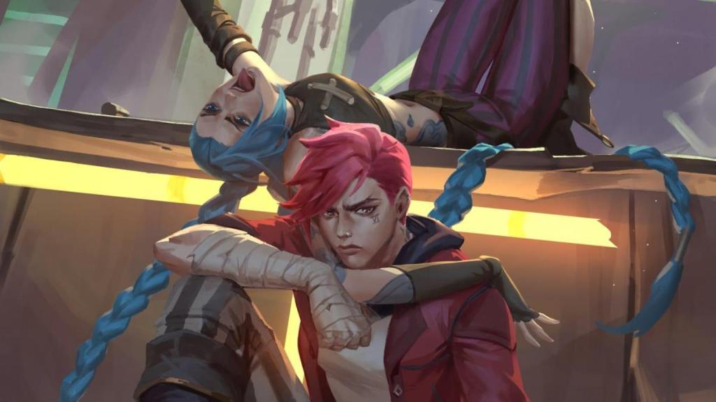 Vi and Jinx in 'Arcane'