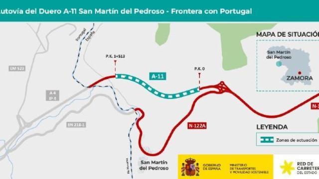 El nuevo tramo que permitirá llegar más fácil desde Zamora a Portugal