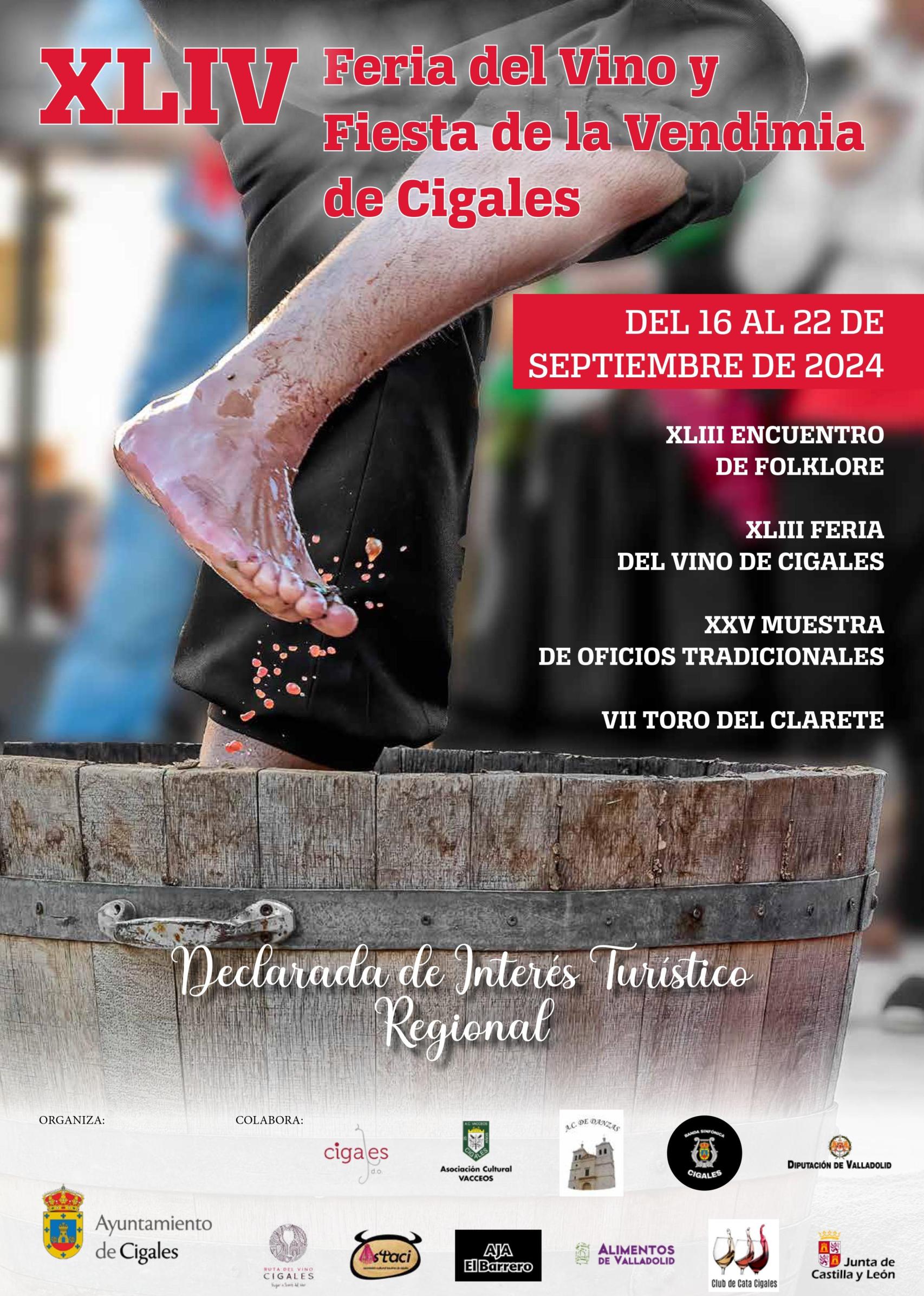 Cartel Fiesta de la Vendimia de Cigales