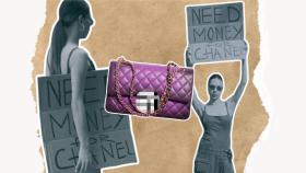 Collage 'need money for Chanel'