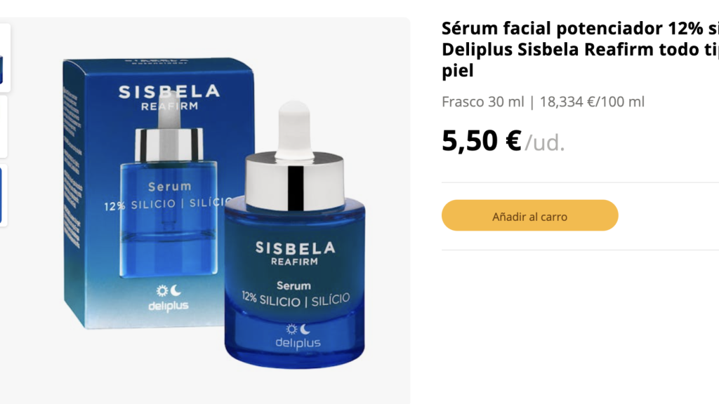 Sérum facial potenciador.