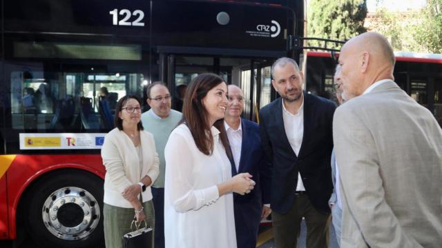 Presentación de las nuevas línea de autobuses metropolitanos de Zaragoza