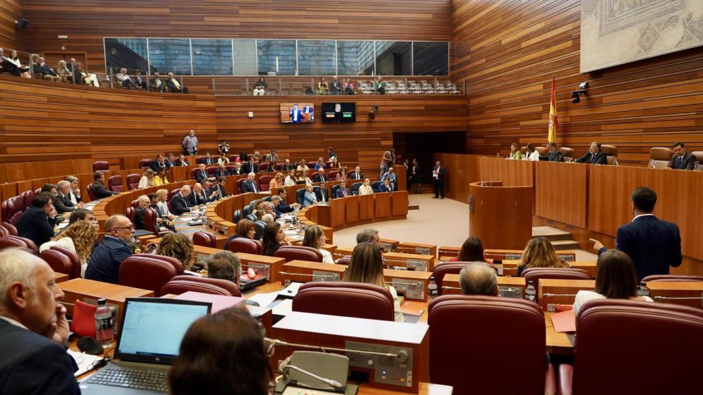 Imagen del pleno de este miércoles en las Cortes