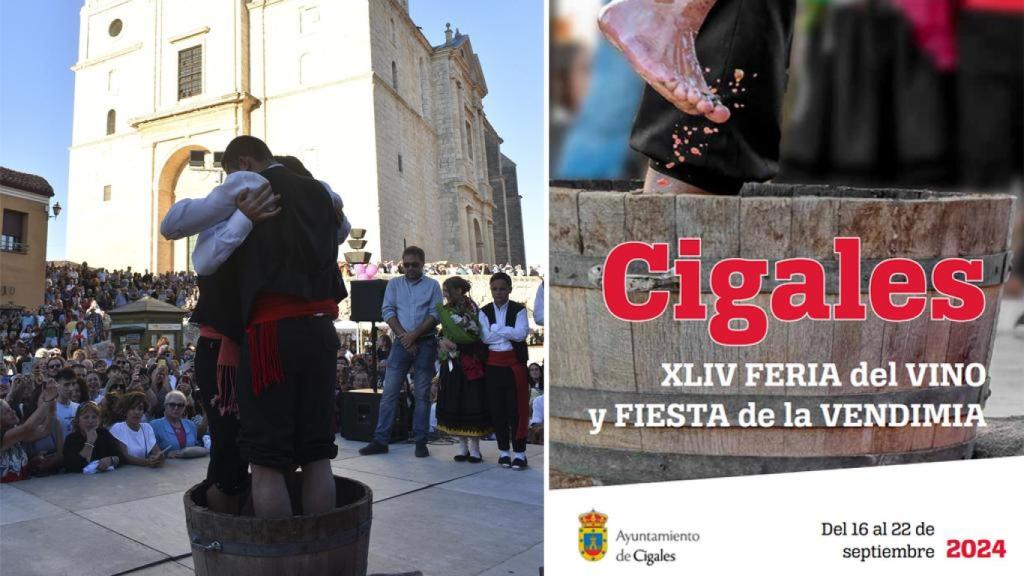 La fiesta de la vendimia en Cigales e imagen del cartel de este año