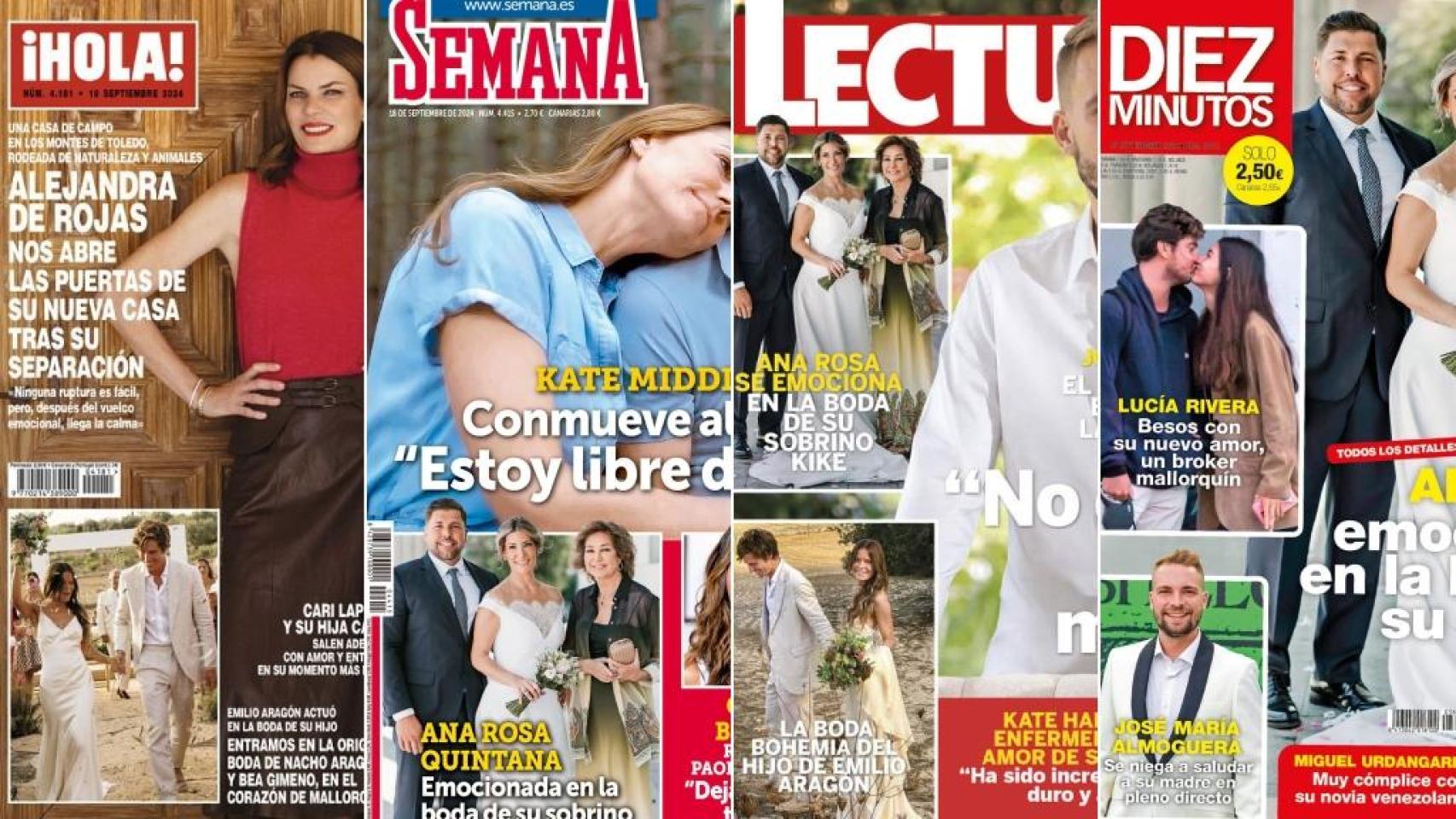 Portadas de revistas.