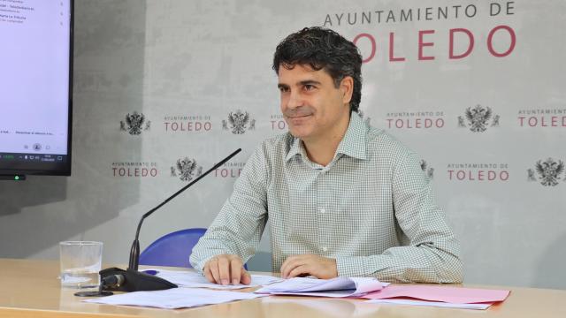 Juan José Alcalde, portavoz del equipo de Gobierno de Toledo. Foto: Ayuntamiento.