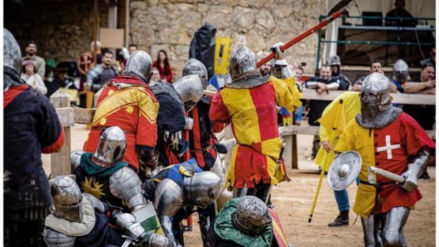 Combate medieval en Belmonte (Cuenca). / Foto: Castillo de Belmonte.