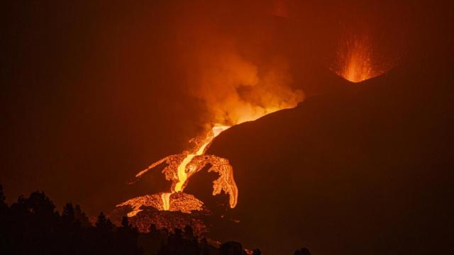 Erupción.