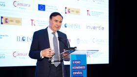 Pedro J. Ramírez, presidente y director ejecutivo de EL ESPAÑOL, en la apertura del II Foro Económico Español en Ceuta.