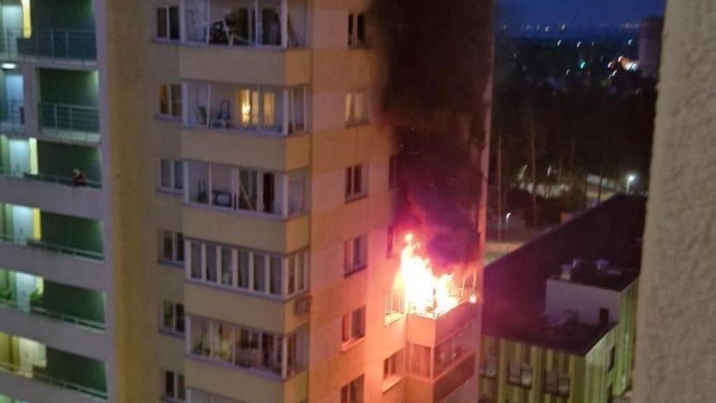 Edificios dañados tras el ataque con drones en la región de Moscú. Imagen de archivo.