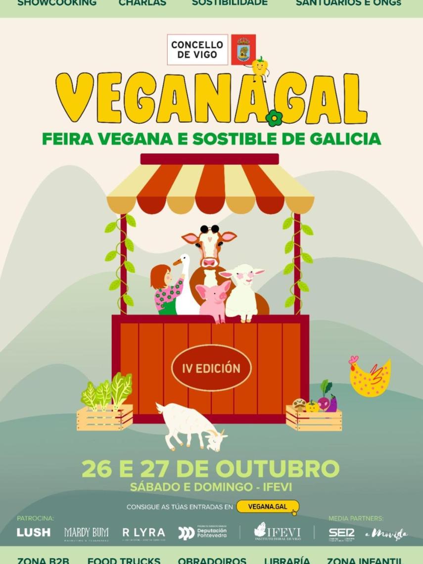 Cartel de 2024 de Vegana.gal