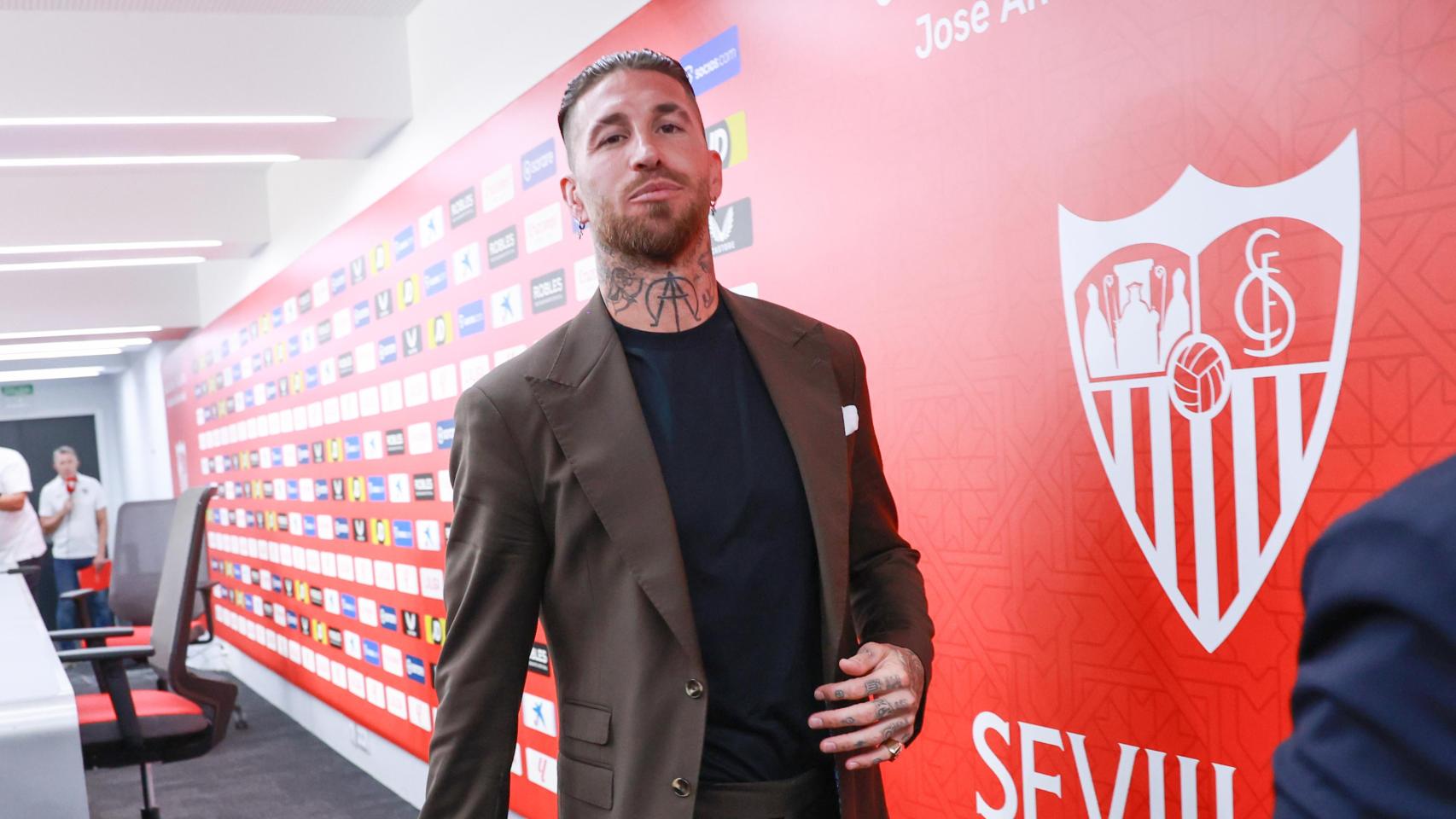 Sergio Ramos, en su despedida del Sevilla FC