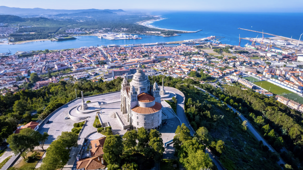 Santuário do Sagrado Coração de Jesus y ciudad de Viana do Castelo