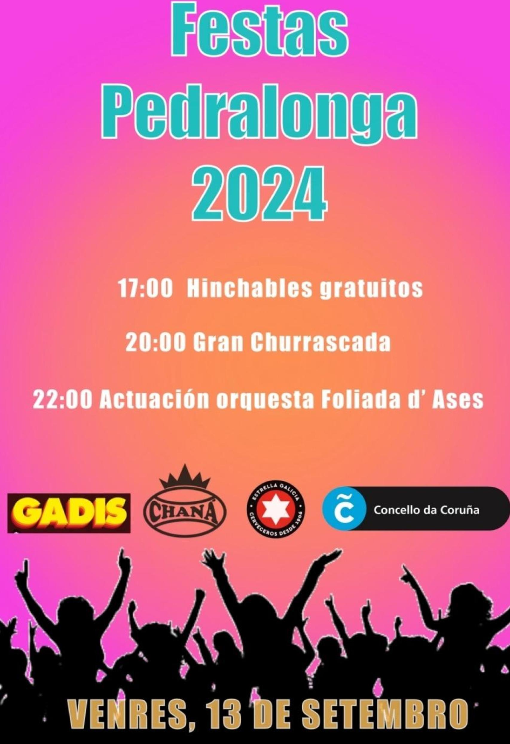 Cartel fiestas de Pedralonga