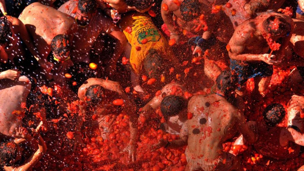 Tomatina de Buñol, Valencia.