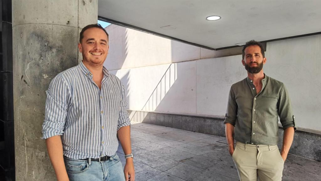 Noé Vicente y Daniel Sampedro, en Alicante.