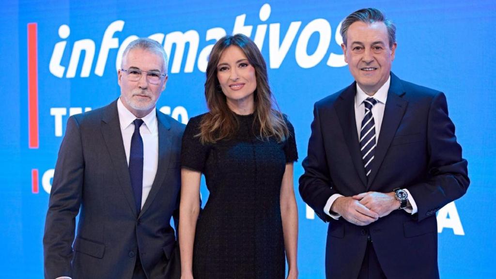 David Cantero,  Leticia Iglesias y Pepe Ribagorda.