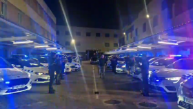 Despedida de Goyo de la Policía Municipal de Valladolid en su última noche antes de jubilarse