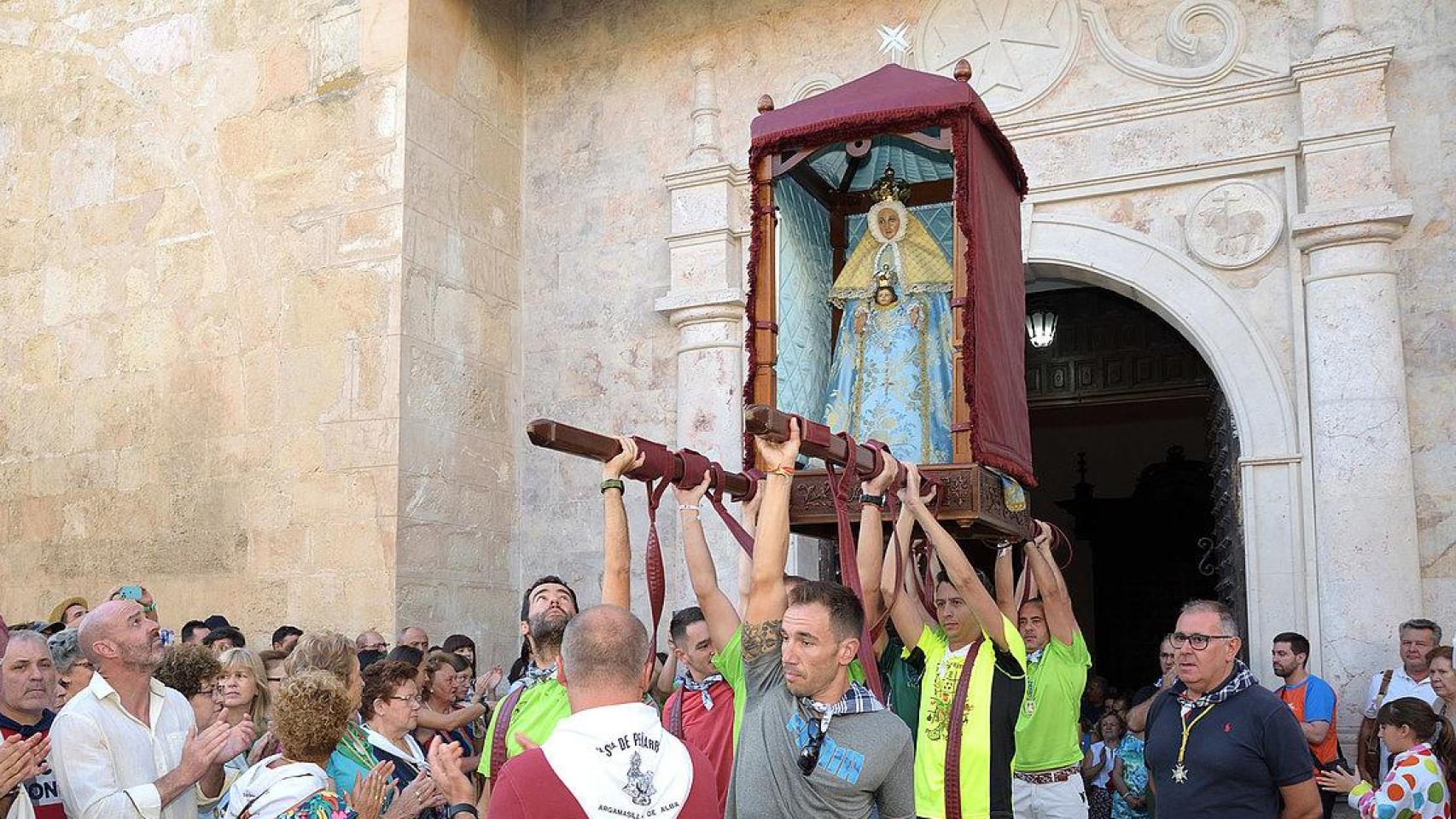 Virgen de Peñarroya de Argamasilla de Alba (Ciudad Real). Foto: Ayuntamiento.