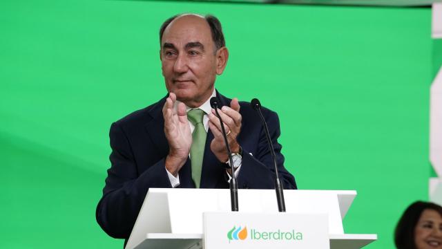 El presidente de Iberdrola, Ignacio Galán, en la Junta de Accionistas en Bilbao