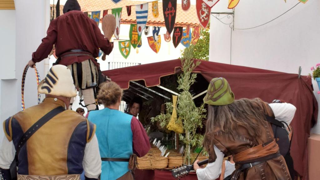 El mercado medieval de Alfarnate.