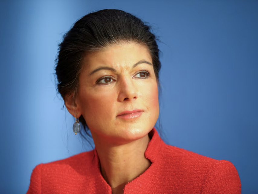 La política alemana Sahra Wagenknecht.