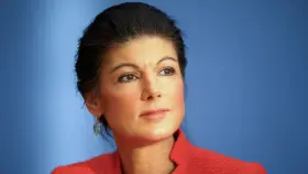 La política alemana Sahra Wagenknecht.