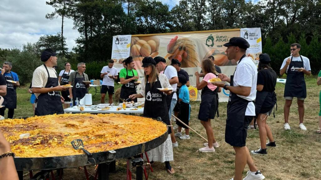 Prueba piloto de la tortilla de Melide.