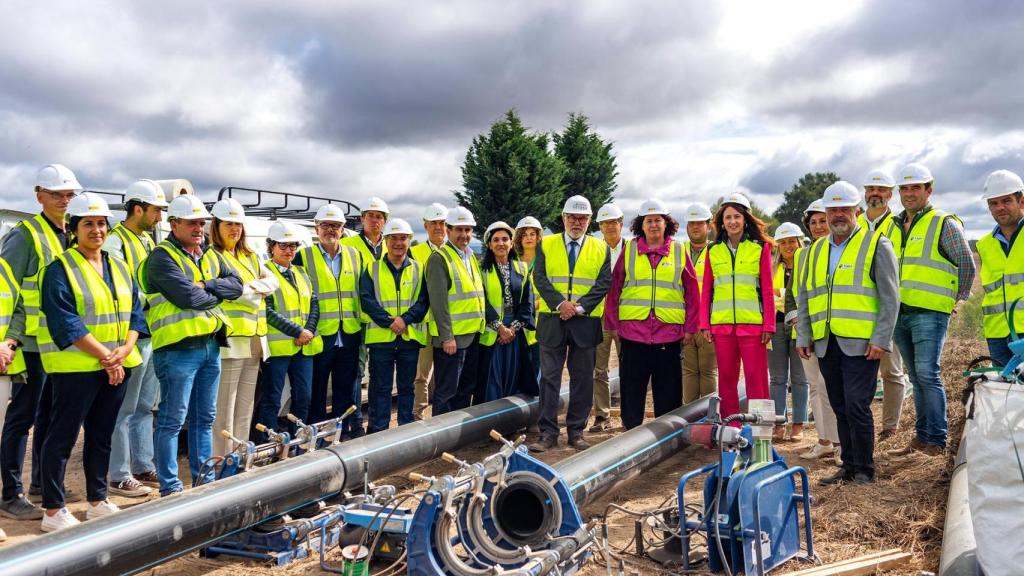 Arrancan las obras del regadío en A Limia (Ourense).