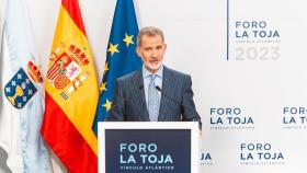 El Rey Felipe VI, durante el Foro La Toja del año pasado.