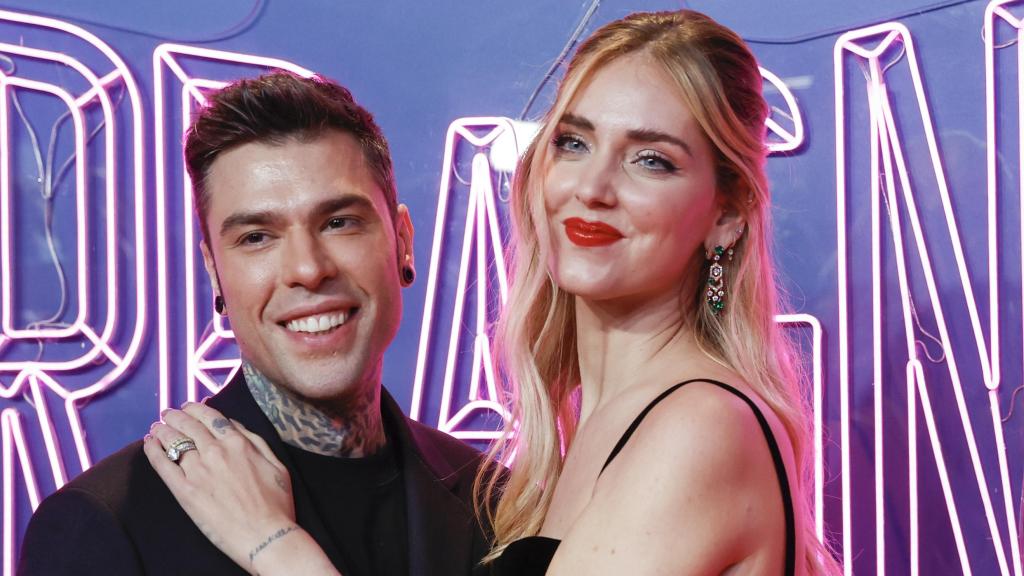 Chiara Ferragni y Fedez en una fotografía tomada en Madrid, en 2021.